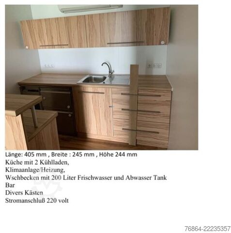 Ημιρυμουλκούμενο κουτί  K.M.A HOLLAND KM02 KG, VERKAUFSKOFFER MIT KüCHE,  RECHTS TERRASSE AUSKLAPPBAR, SHOWTRAILER