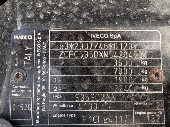 Duba panelată IVECO DAILY 35-160, IS35SC2AA KASTENWAGEN, L4H2 HEBEBüHNE, EURO 6