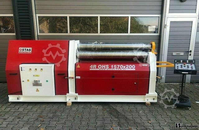 Rodillo de placas 4 rodillos Ostas 4R OHS 1570 x 200