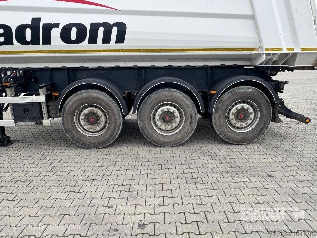 Semi-remorque benne Wielton Tipper Alu-square sided body 28m³