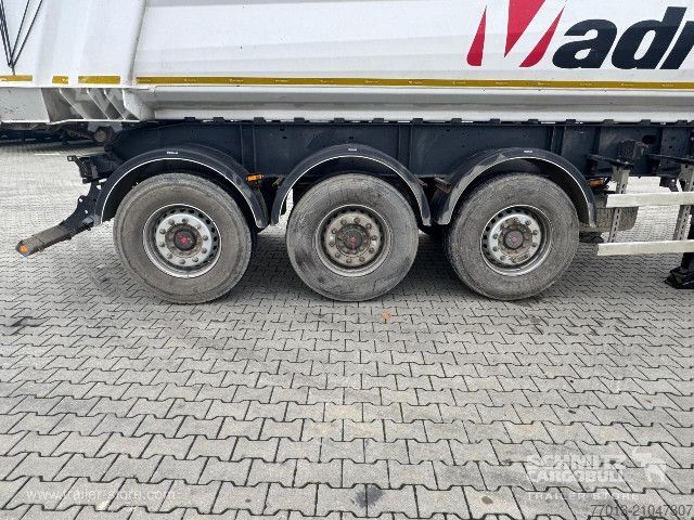 Semi-remorque benne Wielton Tipper Alu-square sided body 28m³