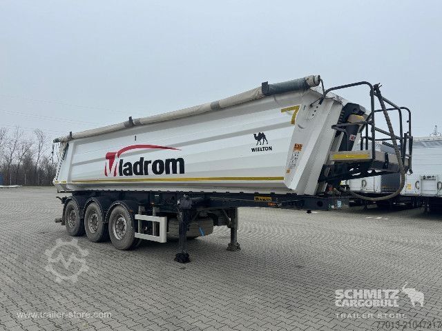Semi-remorque benne Wielton Tipper Alu-square sided body 28m³