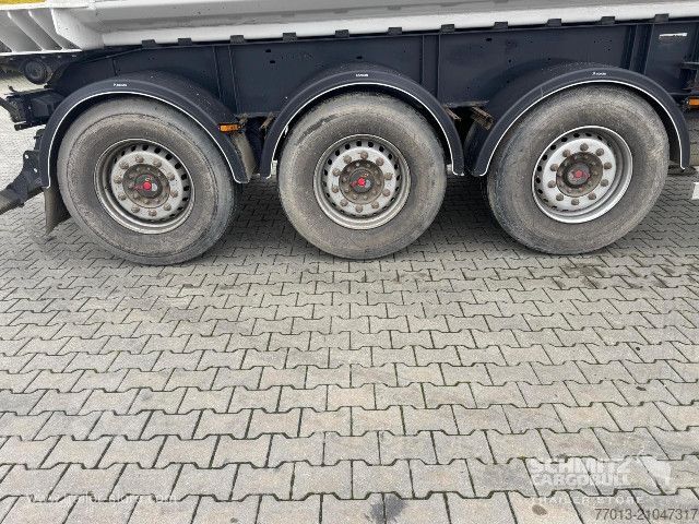 Semi-remorque benne Wielton Tipper Alu-square sided body 28m³