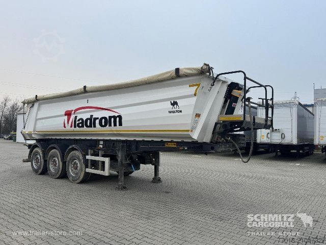 Semi-remorque benne Wielton Tipper Alu-square sided body 28m³