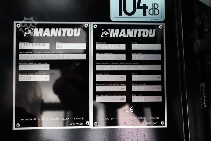 Chariot élévateur tout-terrain Manitou M30-4 Valid inspection, *Guarantee! Diesel, 4x4 Dr