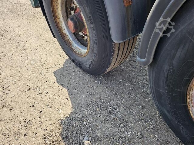 Containervervoer FLANDRIA 2 AXLE 20 FT CHASSIS STEEL SUSPENSION ROR DRUM