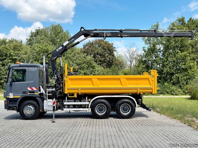 Żuraw samochodowy MERCEDES-BENZ ACTROS 2636* KIPPER 4,80 + KRAN/FUNK / 6x4
