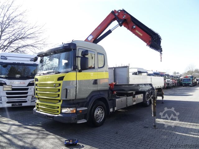 Dieplader Scania R440 6X2*4 Kran HMF 3000 bis 30 Meter