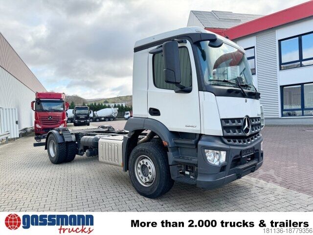 Vrachtauto met open laadbak Mercedes-Benz Arocs 1840 L 4x2, Kran Palfinger PK12001L,