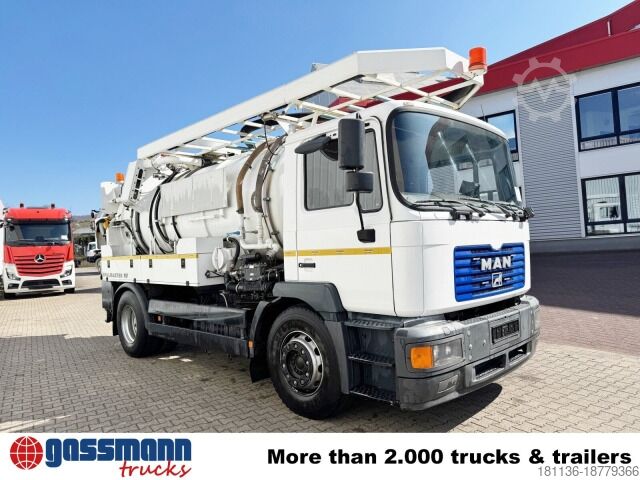 Road sweeper MAN TGM 18.284 4x2 BL, Assmann Saug- und Spülwagen