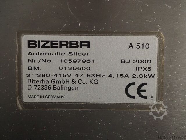Snijmachine Bizerba A510