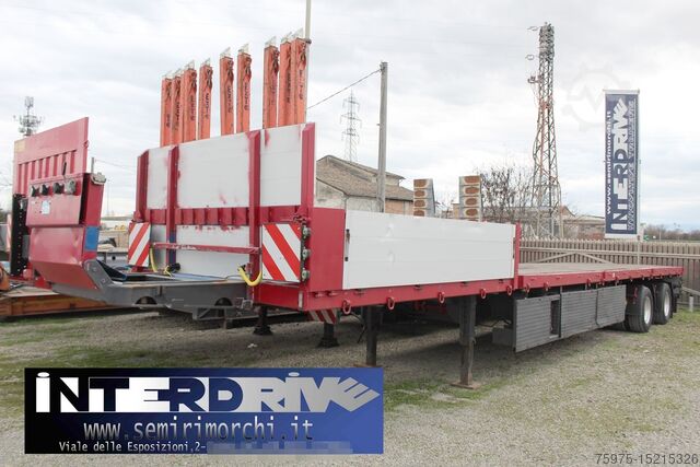 Semirremolque de plataforma extensible de 2 ejes EIKON semirimorchio pianale allungabile tronch