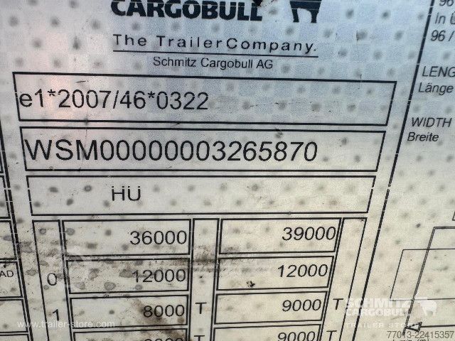 Ανοιχτό ημιρυμουλκούμενο με μουσαμά Schmitz Cargobull Curtainsider Mega