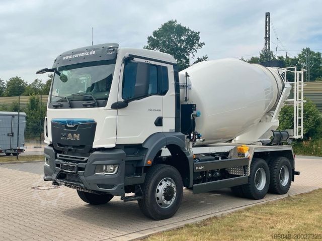 Betonmixer vrachtwagen MAN TGS 33.440 / 6X6 Euro6e Euromix MTP EM 7 L