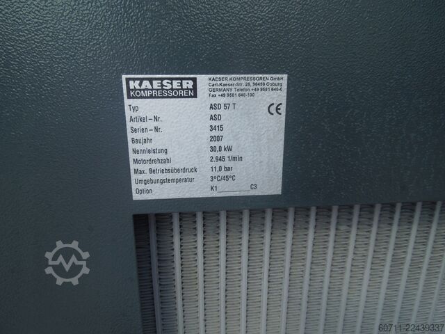 Skruekompressor Kaeser ASD57T