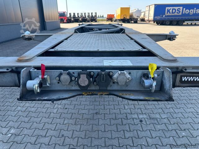 Containervervoer Van Hool 3-ASSIGE OPLEGGER 20FT/30FT ADR CHASSIS / galva...
