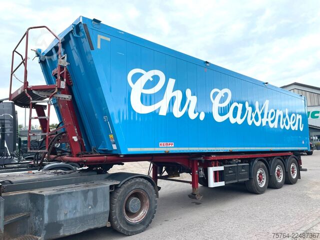 Tiptrailer KEMPF ca. 56m³ Kombikippauflieger /Schleuse/ 3 Kammern