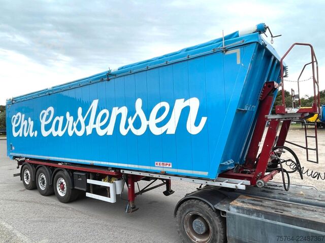 Tiptrailer KEMPF ca. 56m³ Kombikippauflieger /Schleuse/ 3 Kammern