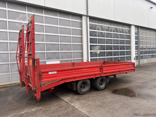 Tieflader Anhänger Blomenröhr 682/13800  13,8 t Tandemtieflader