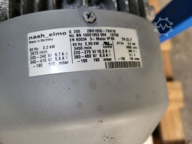 Stanice dmychadla s vakuovou pumpou 2,2 kW COLORTRONIC GFE 2,2