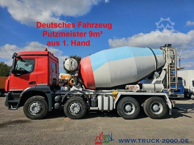 Stație mobilă de amestec beton Mercedes-Benz Arocs 3240 Putzmeister-Intermix9m³ Deutscher LKW