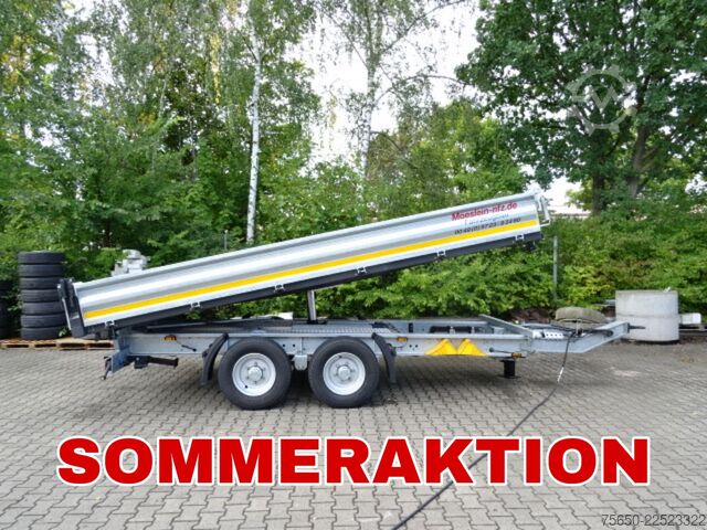 Remolque volquete Möslein TTG 11 Verzinkt  neuer Tandem 3- Seitenkipper Tieflader-- Neufahrzeug --