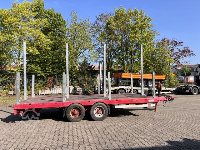 Reboque aberto Auwärter X-LTL110  Tandempritsche, ausziehbar