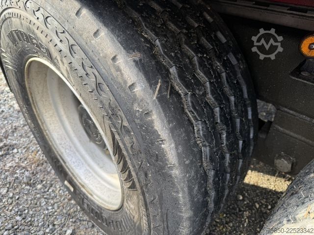 Tresidet tipvognstrailer  TK14  14,4 t Tandemkipper- Tieflader Breitbereifung