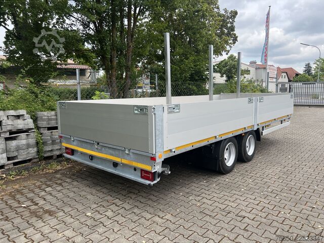 Åben trailer Möslein THT 14,4 G 7,20 L  14,4 t Tandem- Pritschenanhänger- Tieflader