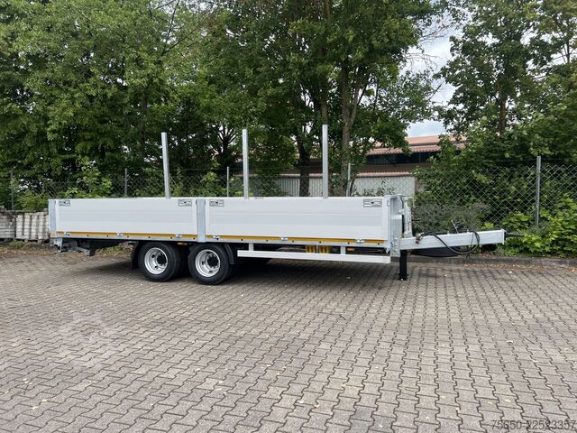 Åben trailer Möslein THT 14,4 G 6,2 L  14,4 t Tandem- Pritschenanhänger- Tieflader