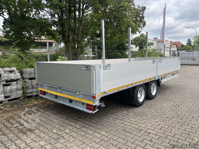 Åben trailer Möslein THT 14,4 G 6,2 L  14,4 t Tandem- Pritschenanhänger- Tieflader