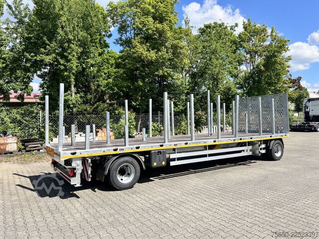 Åben trailer Möslein T 2 Plato 7,60 m  2 Achs Jumbo- Plato- Anhänger Mega