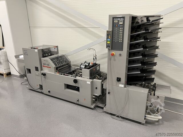 Kitapçık Yapım Hattı Horizon MC-80a + SPF-10II + FC-10II Booklet Making Line