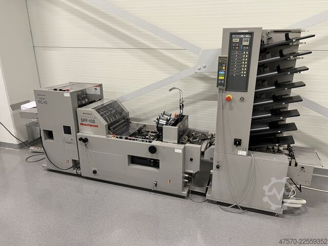 Kitapçık Yapım Hattı Horizon MC-80a + SPF-10II + FC-10II Booklet Making Line