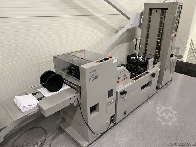 Kitapçık Yapım Hattı Horizon MC-80a + SPF-10II + FC-10II Booklet Making Line