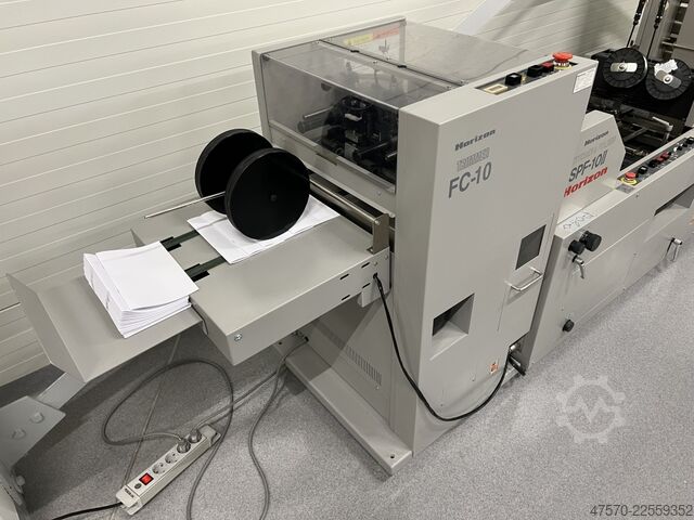Kitapçık Yapım Hattı Horizon MC-80a + SPF-10II + FC-10II Booklet Making Line