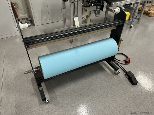 Automatisk tygupprullare för offsettryck Automatic cloth rewinder for offset printing machines Vliesstoff Kasper