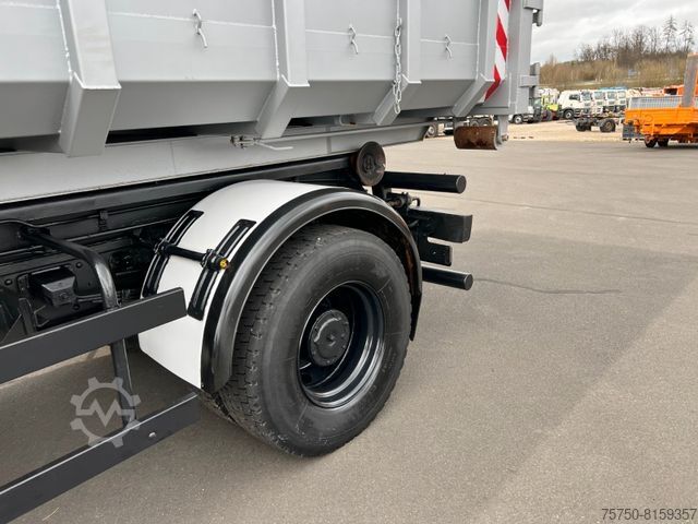 Roll-off tipper truck IVECO Magirus Turbo 160-30 AH - Oldtimer- V 8 - Motor