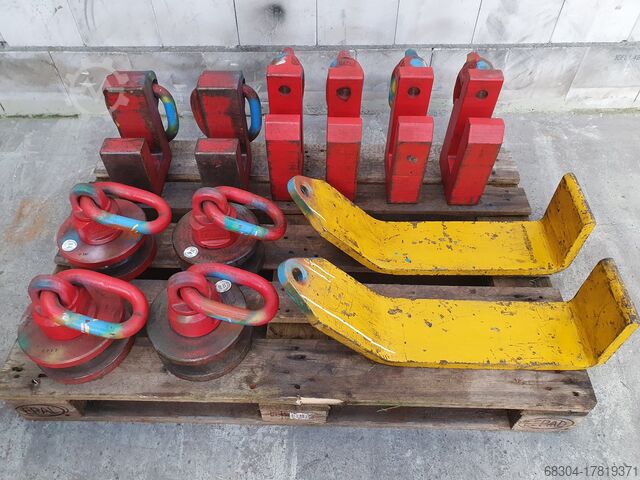 Transport hook / screw lifting clamp J.D.T. 1 ton / 6 ton / 17 ton / 17 ton