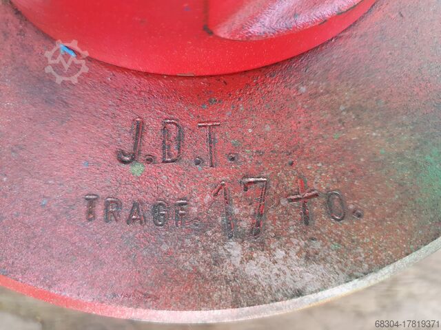 Transport hook / screw lifting clamp J.D.T. 1 ton / 6 ton / 17 ton / 17 ton