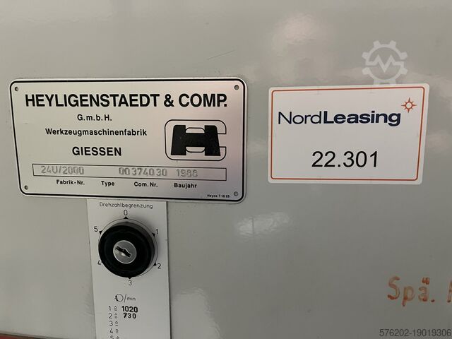 CNC draai-freescentrum Heyligenstaedt 24 U / 2000