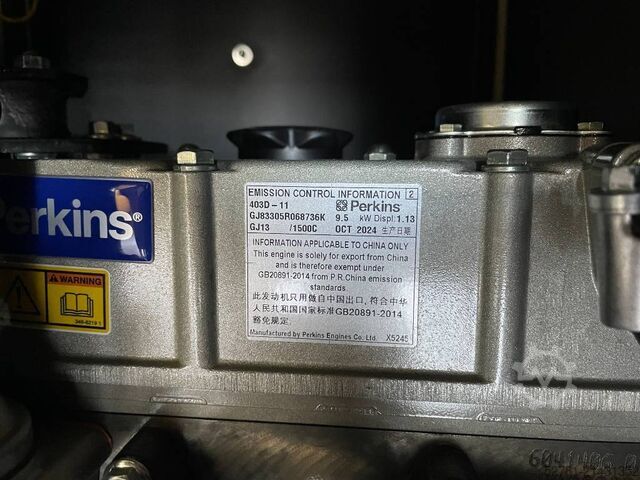 Agregado Perkins 403D-11G - 11 kVA Generator - DPX-19799