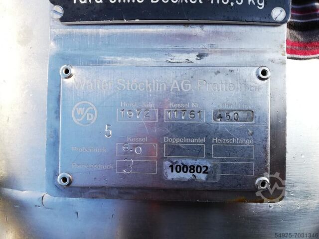 Roestvrij stalen tank Drukvat Tank 10613