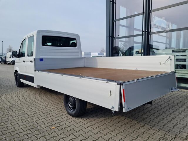 Pick-up van VW Crafter 35 Doka Pritsche L4 AHK Heckfenster PDC