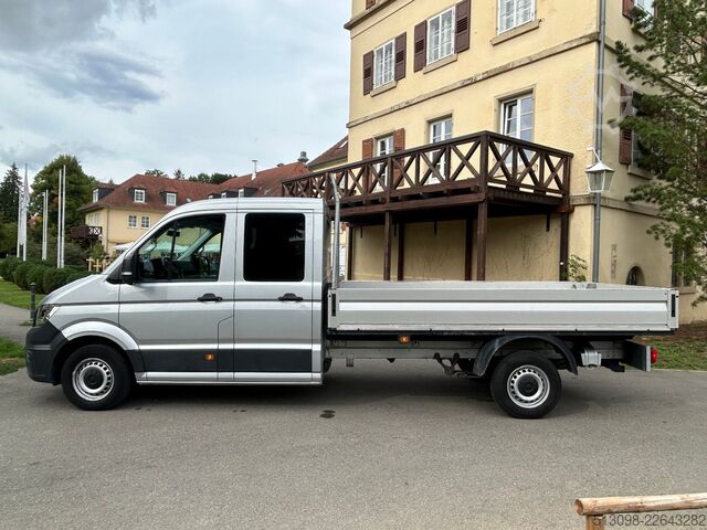 Pick-up skåpbil VW CRAFTER PRITSCHE DoKa TEMP. KLIMA NAVI AHK SHZ