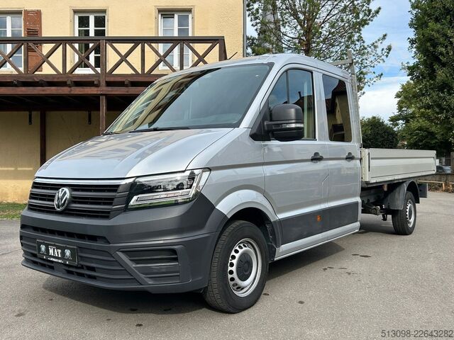 Pick-up skåpbil VW CRAFTER PRITSCHE DoKa TEMP. KLIMA NAVI AHK SHZ