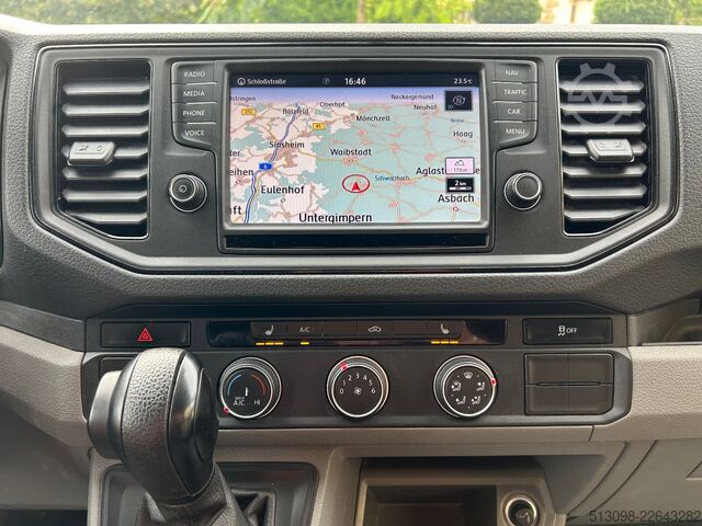Pick-up skåpbil VW CRAFTER PRITSCHE DoKa TEMP. KLIMA NAVI AHK SHZ
