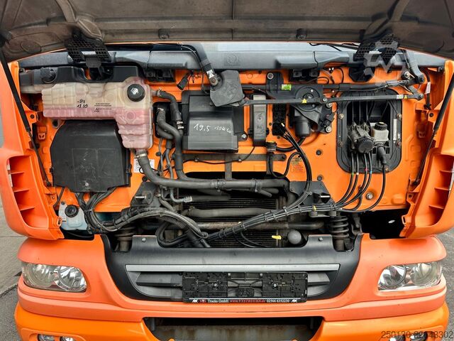 Lastbil med flak DAF LF 55.280 4x2 BL Pritsche mit FASSI LK & Glastr.