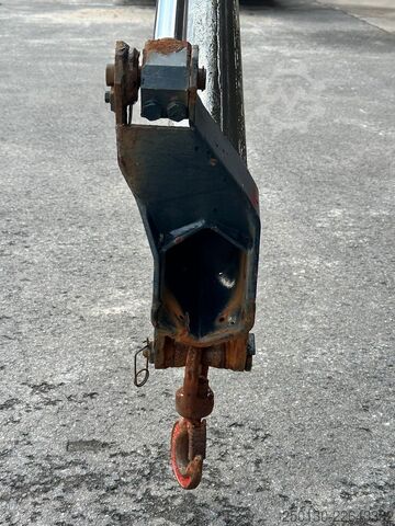 Lastbil med flak DAF LF 55.280 4x2 BL Pritsche mit FASSI LK & Glastr.