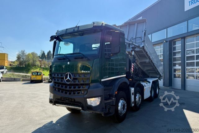 Kiepwagen MERCEDES-BENZ Arocs 3243 8x4 Hiab 166-4